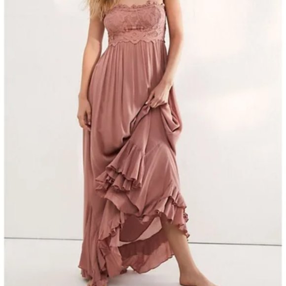 Free People Dresses & Skirts - Free People We The Free Adella Corset Maxi Dress